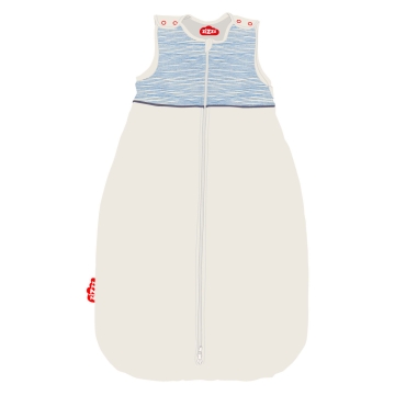 Zomer Babyslaapzak Blue Stripes / van zacht biologisch katoen / 70 cm, 90 cm, 110 cm 