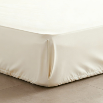 Satijnen hoeslaken 140x200 cm – Zacht biologisch katoen 