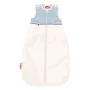 Babyslaapzak Blue Stripes / biologisch katoen en Swisswool / 70 cm, 90 cm, 110 cm thumbnail