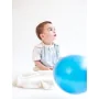 Babyslaapzak Blue Stripes / biologisch katoen en Swisswool / 70 cm, 90 cm, 110 cm thumbnail