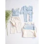 Babyslaapzak Blue Stripes / biologisch katoen en Swisswool / 70 cm, 90 cm, 110 cm thumbnail